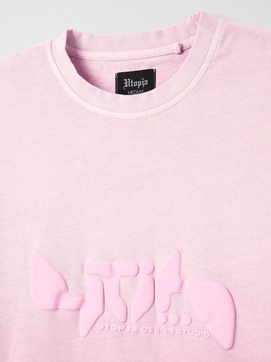 Sunfaded Graphic T-shirt Pink_8