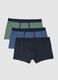 Tripack boxer in cotone elasticizzato multicolor regular fit_4