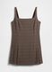 Brown plaid dress with check detailing_4