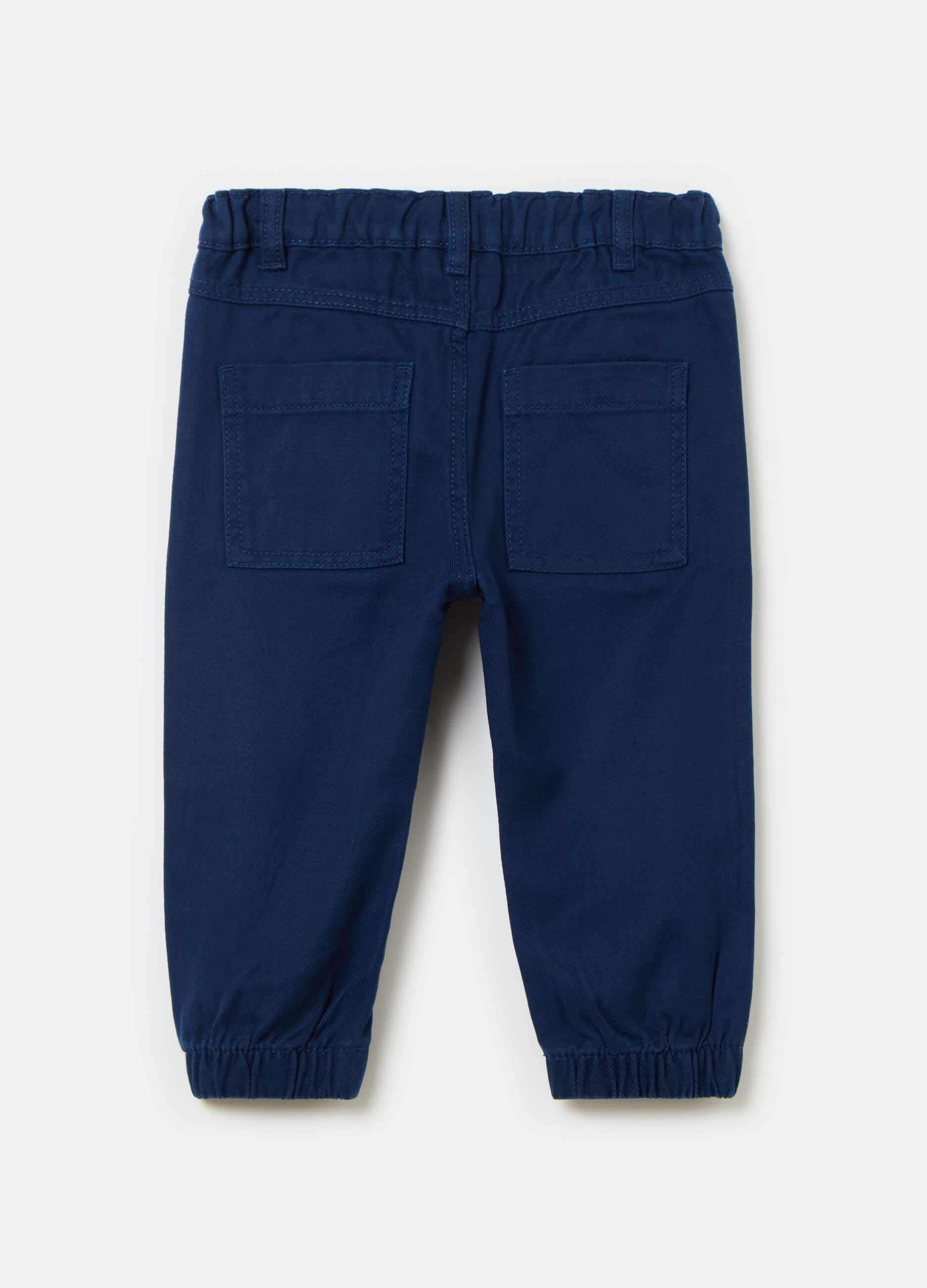 Lyocell and cotton jogger trousers