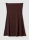 Brown Stretch Viscose Mini Dress_4