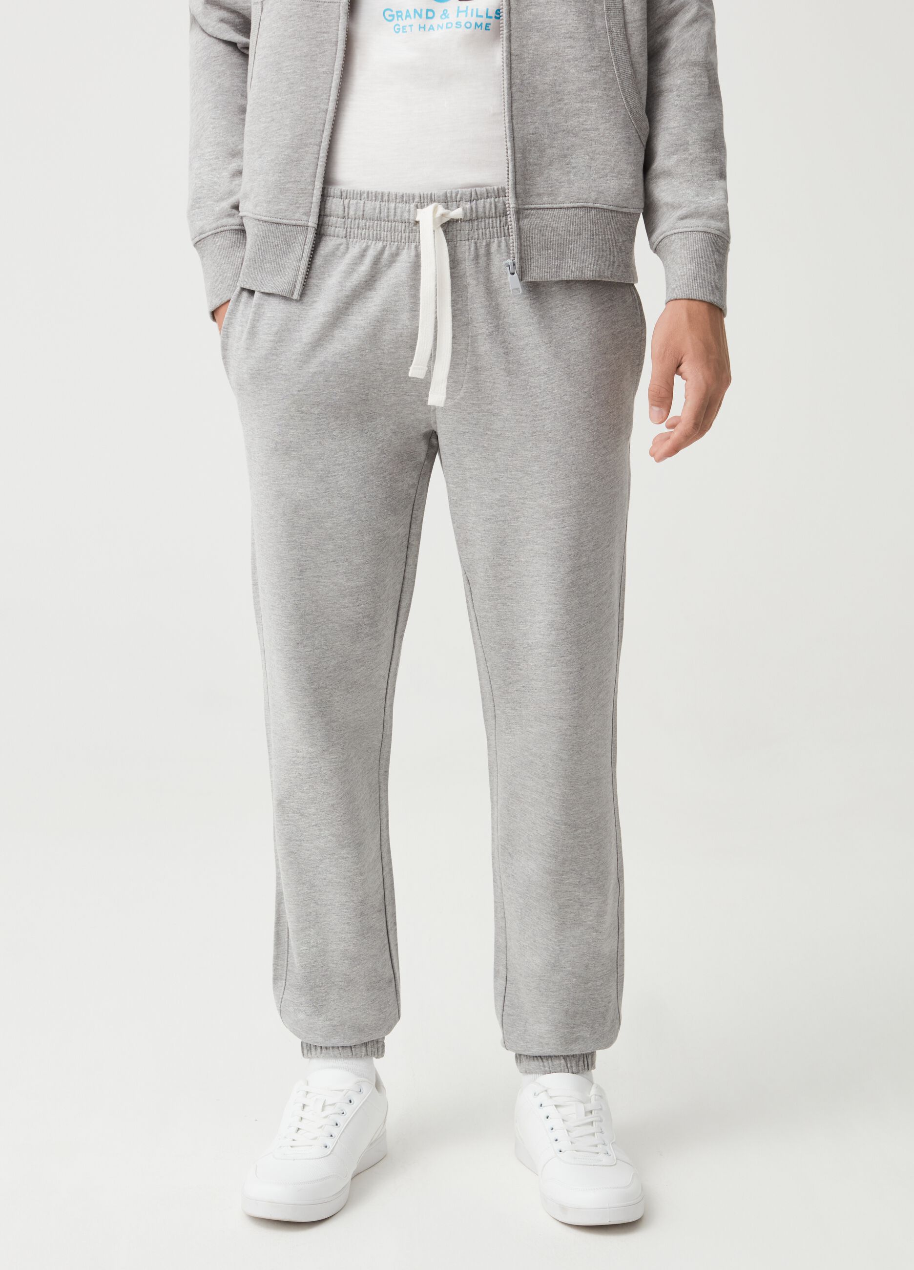 Pantaloni Tuta Uomo in Cotone e Felpati OVS