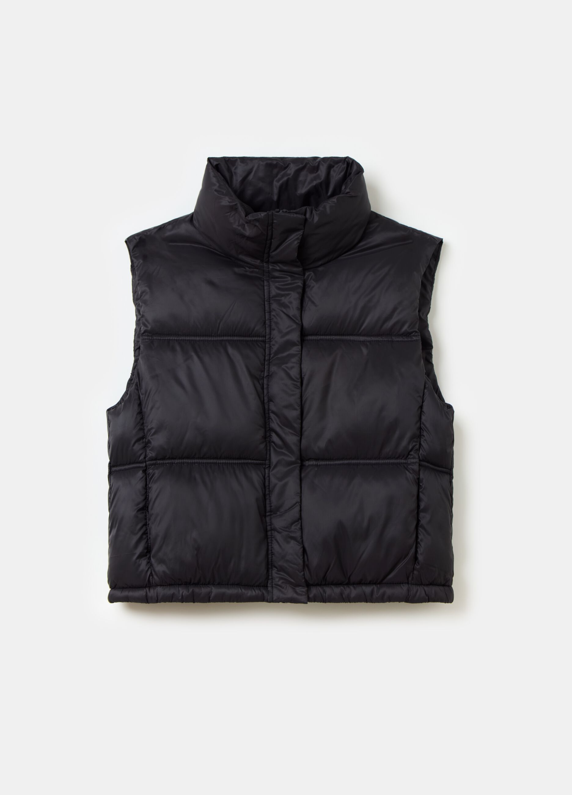 Quilted full-zip gilet