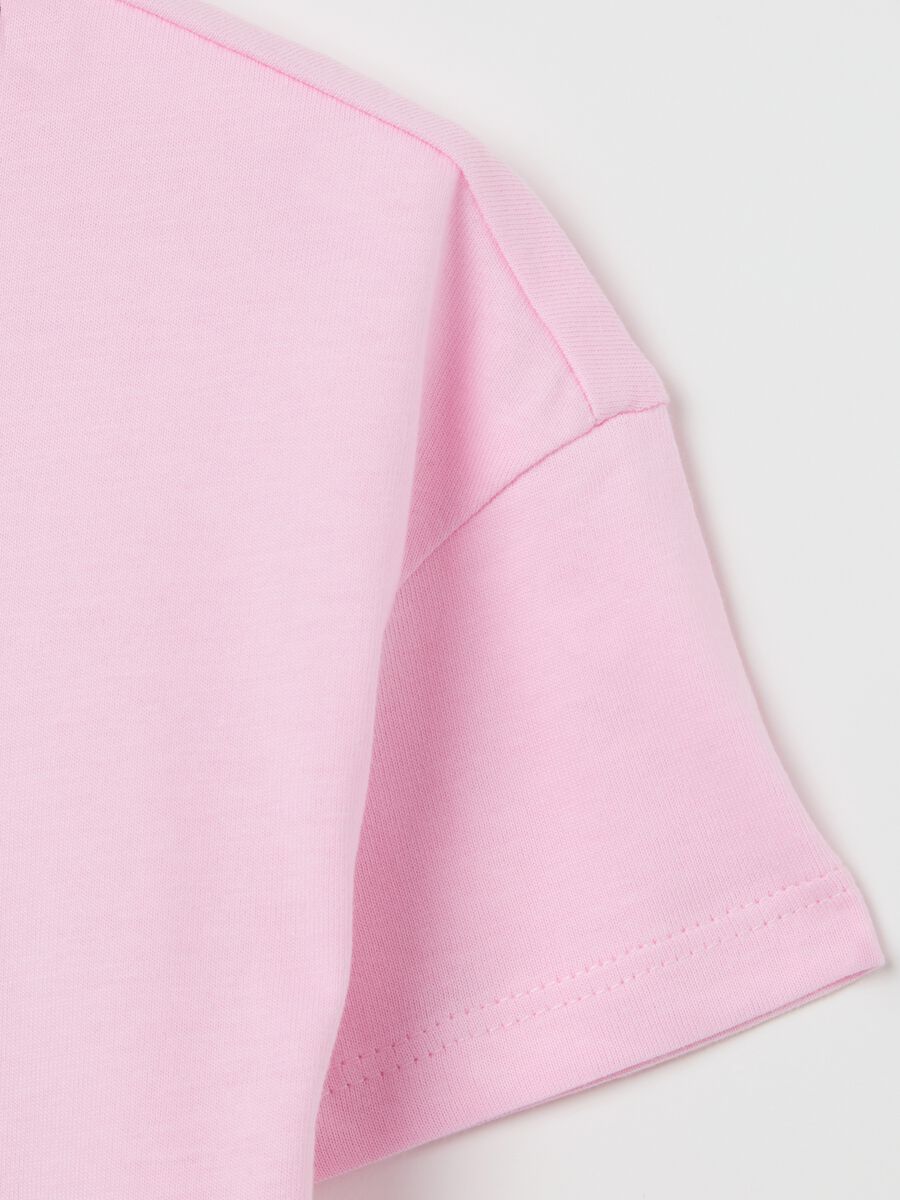 Pink T-shirt with Tropi-Cool print_2