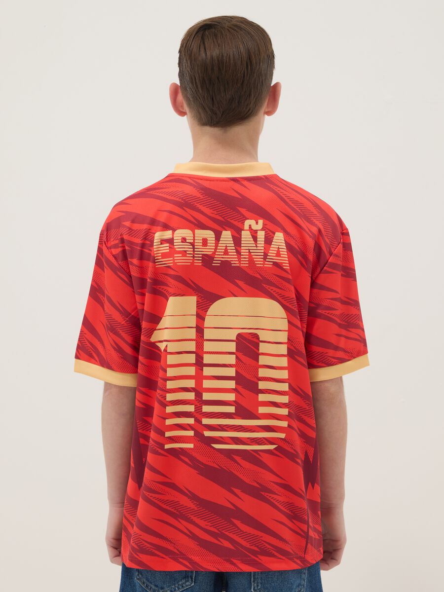 Kids&rsquo; Red Spain Short-Sleeve T-shirt &ndash; Oversized Fit_1