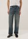 Blue Baggy Jeans in Pure Cotton_1