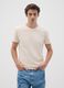 White pure cotton regular fit T-shirt_1