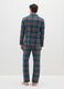 Multicolour pure cotton regular fit check pyjamas_2