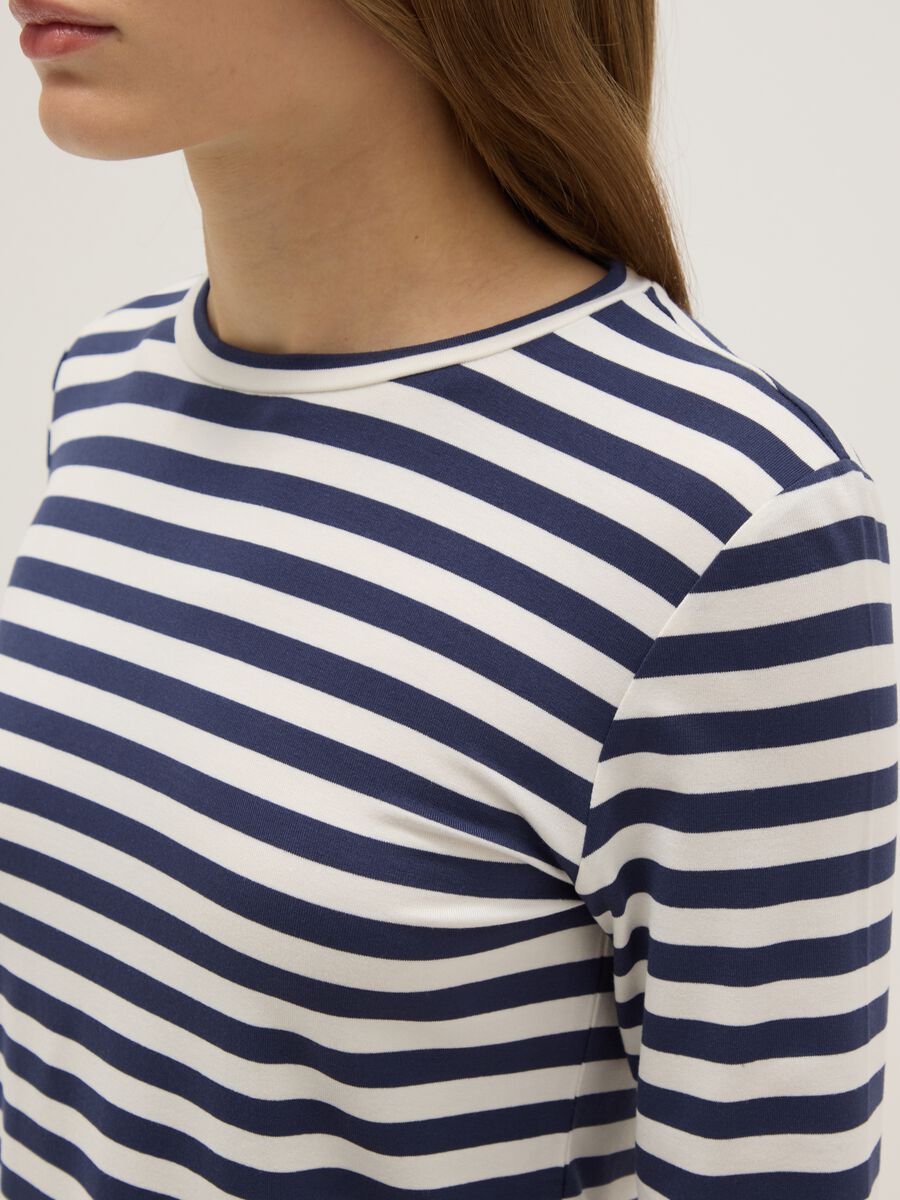 Multicolour striped long sleeve T-shirt, regular fit_3