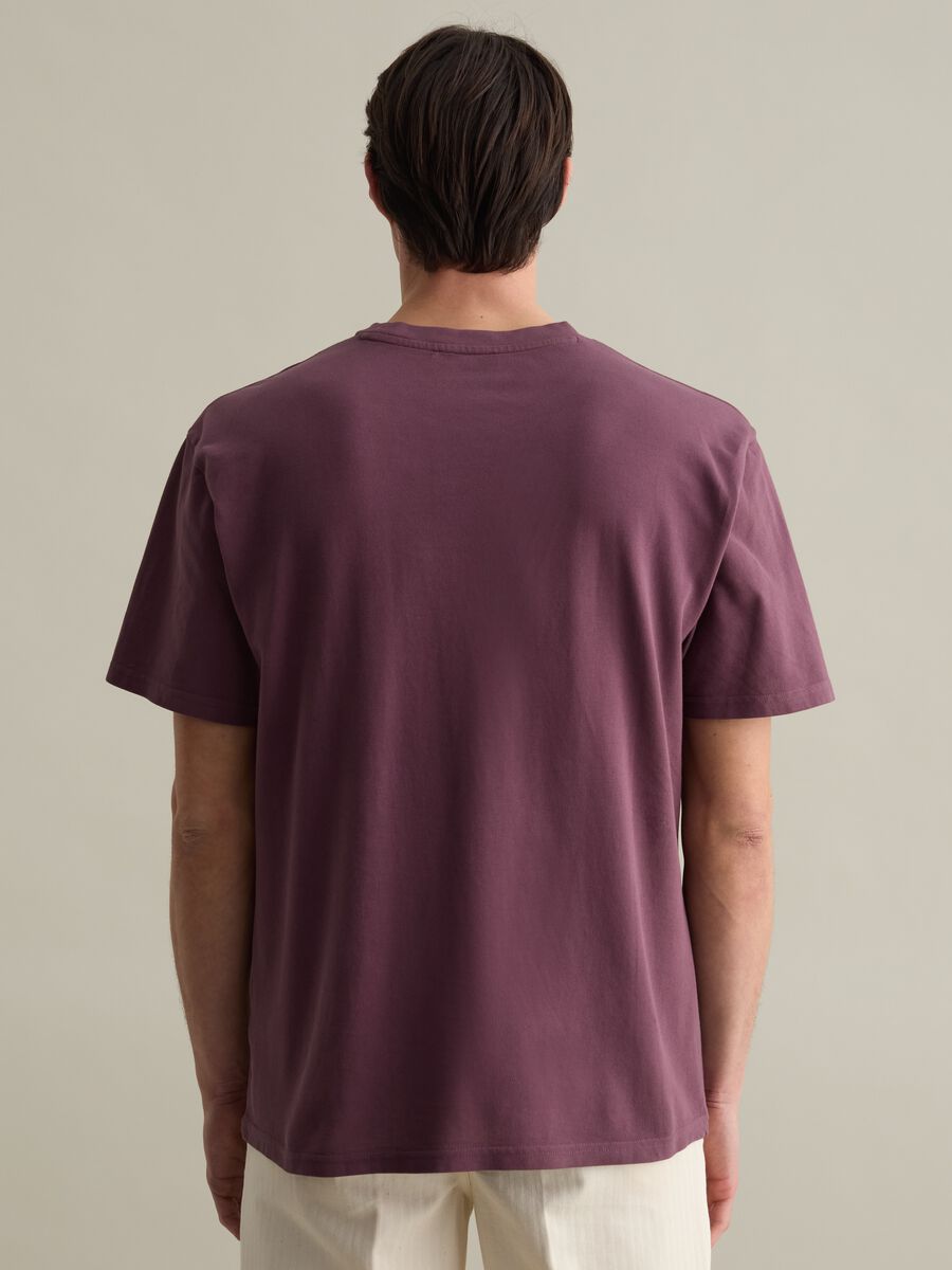 Solid colour cotton T-shirt_3