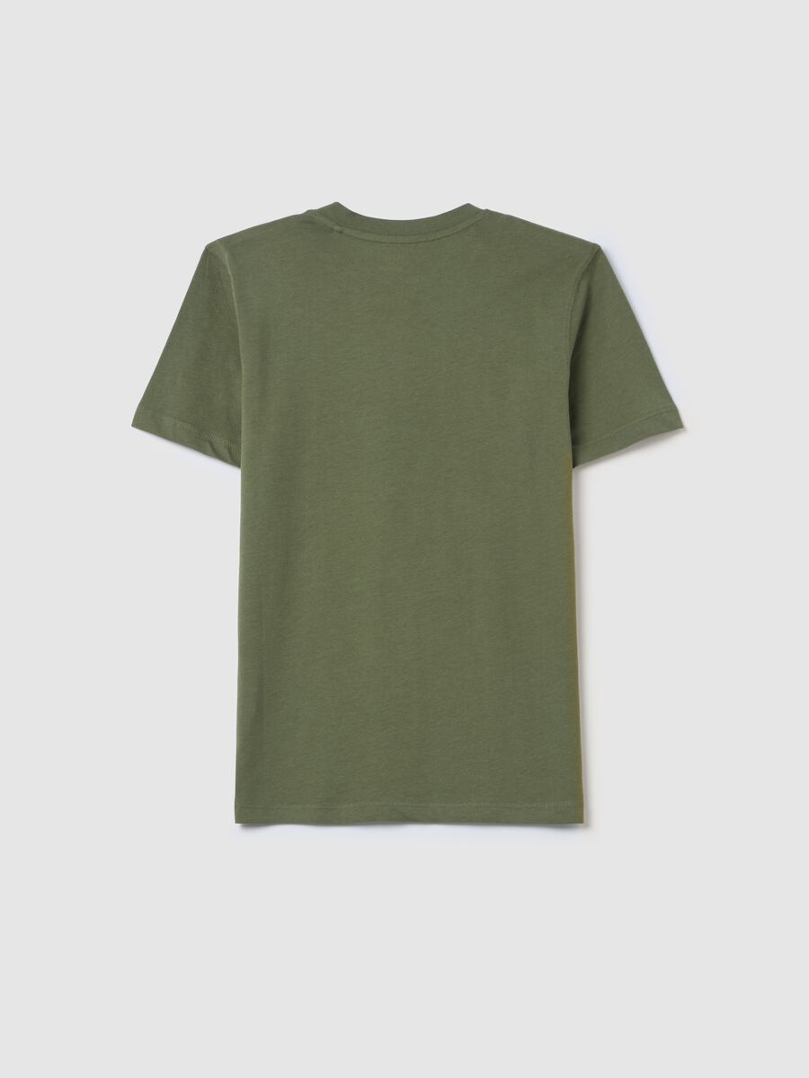 T-shirt in cotone con stampa _1