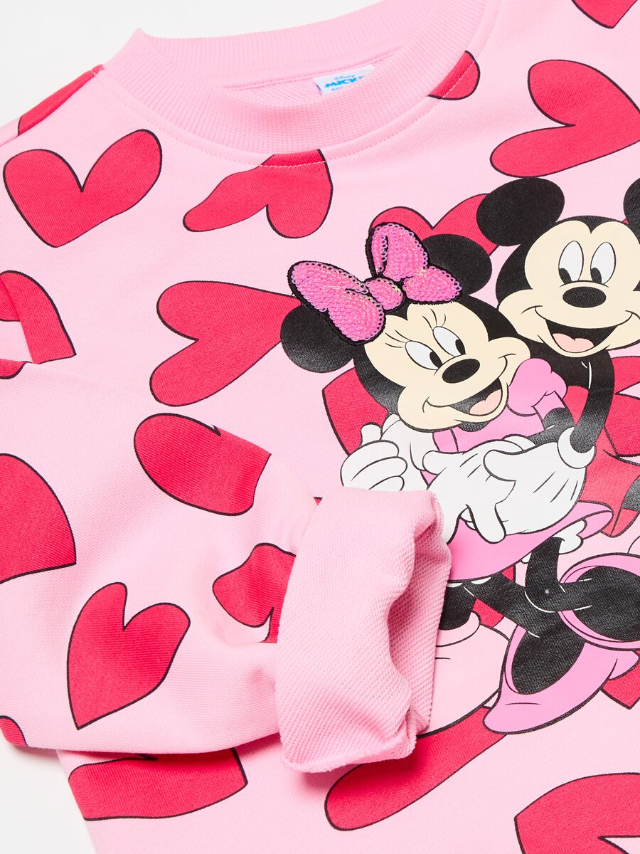 Jogging set con stampa Minnie e Topolino_2