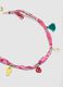 Multicolour Bandana Necklace with Charms_1