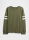 Green Long-Sleeve Cotton T-Shirt_0