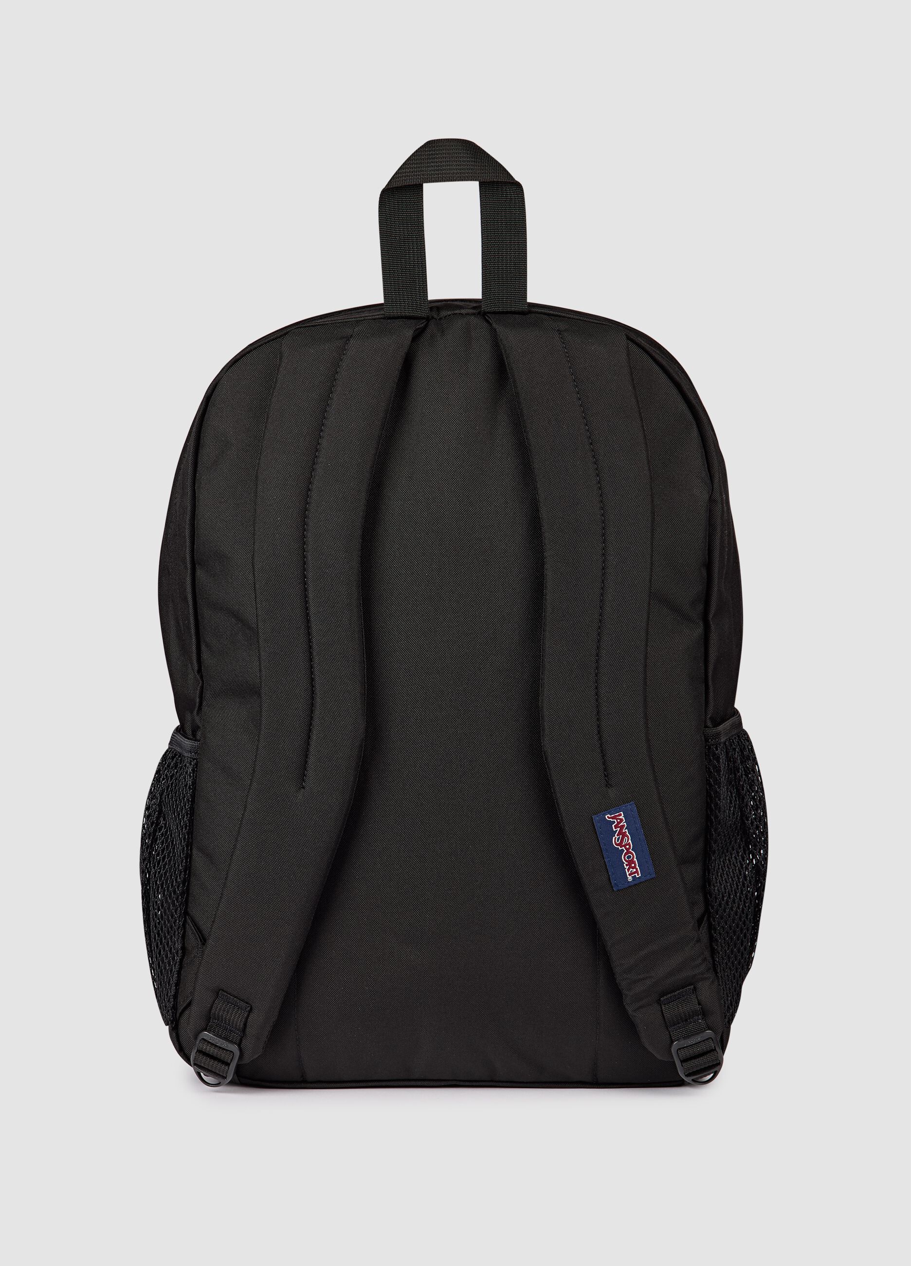 Zaino nero con tasche esterne