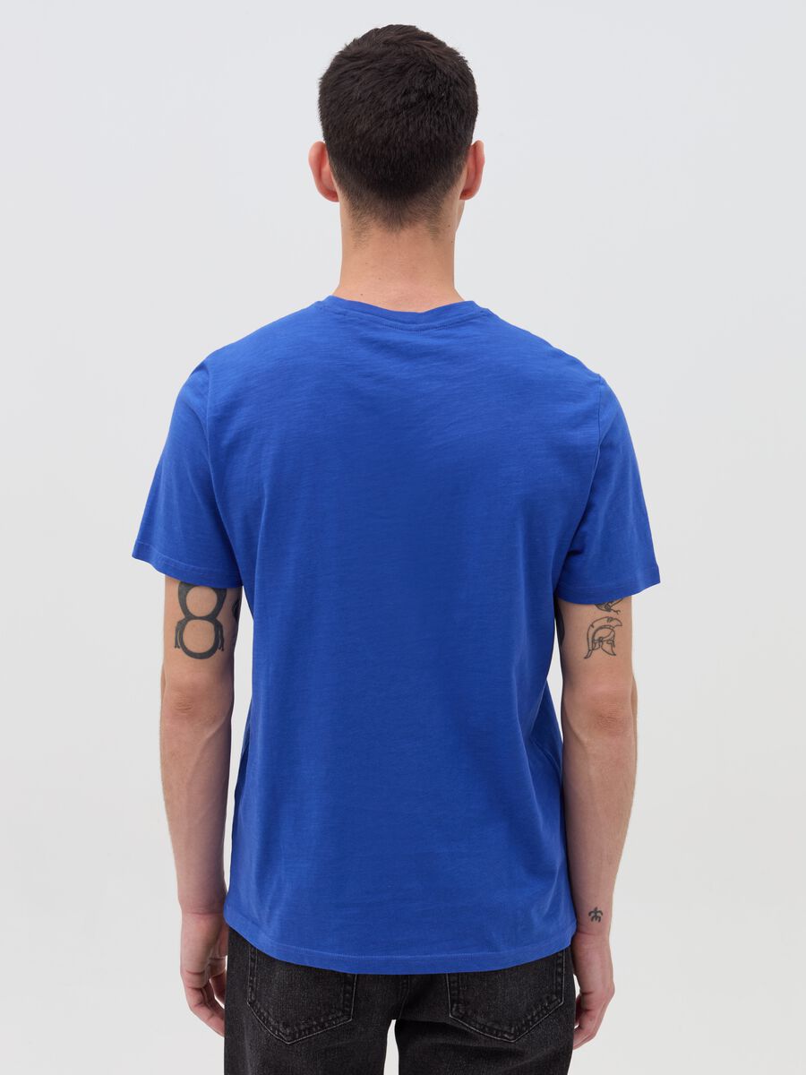 T-shirt in slub jersey con stampa "Time To esc"_3