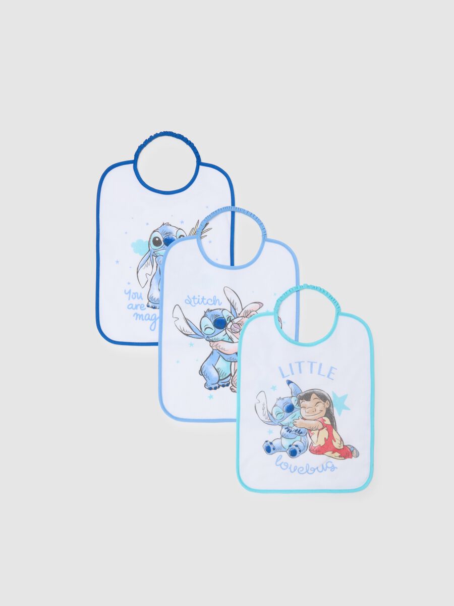 Multicolour cotton blend baby bibs tripack_0