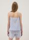 Light blue pure cotton camisole pyjama top_3