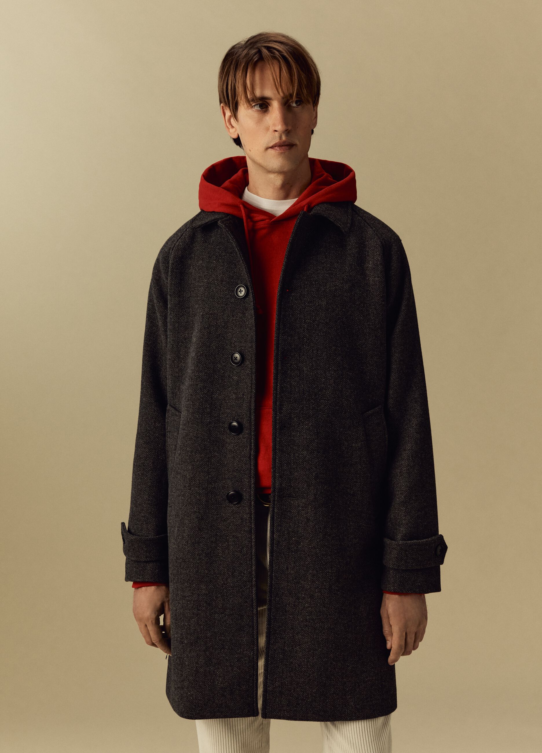 Cappotto con trama a spina di pesce_1