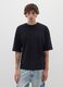 Black pure cotton boxy fit T-shirt_2