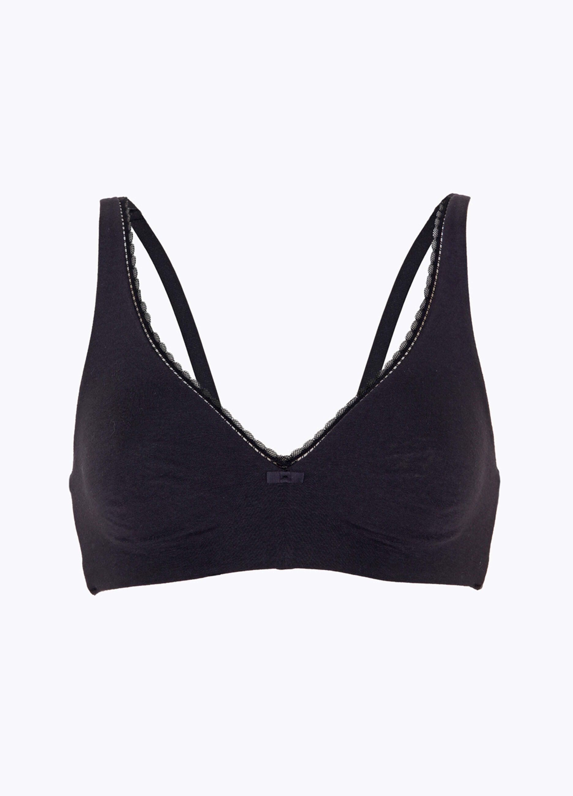 Reggiseno cotone elasticizzato Lovable nero