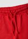 Red pure cotton shorts_2