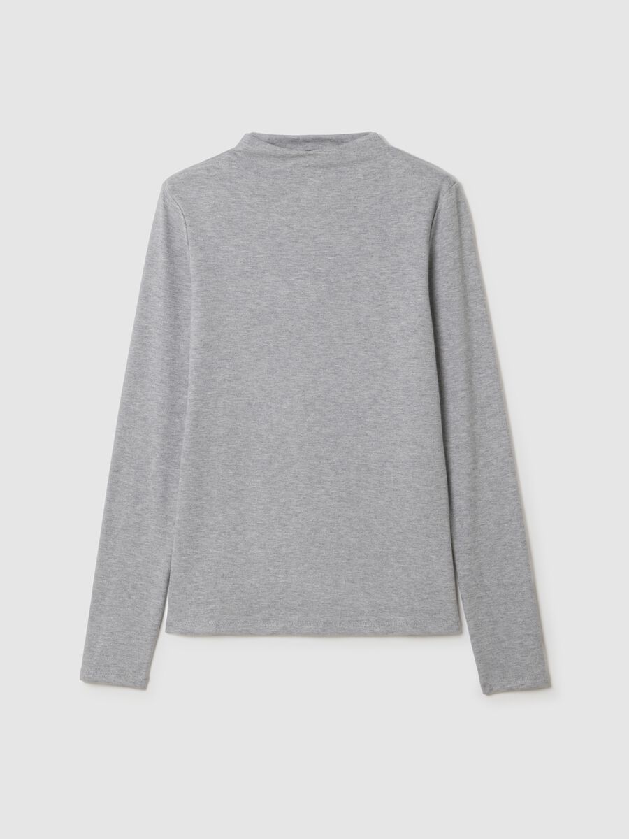 Grey regular fit long sleeve shirt_4