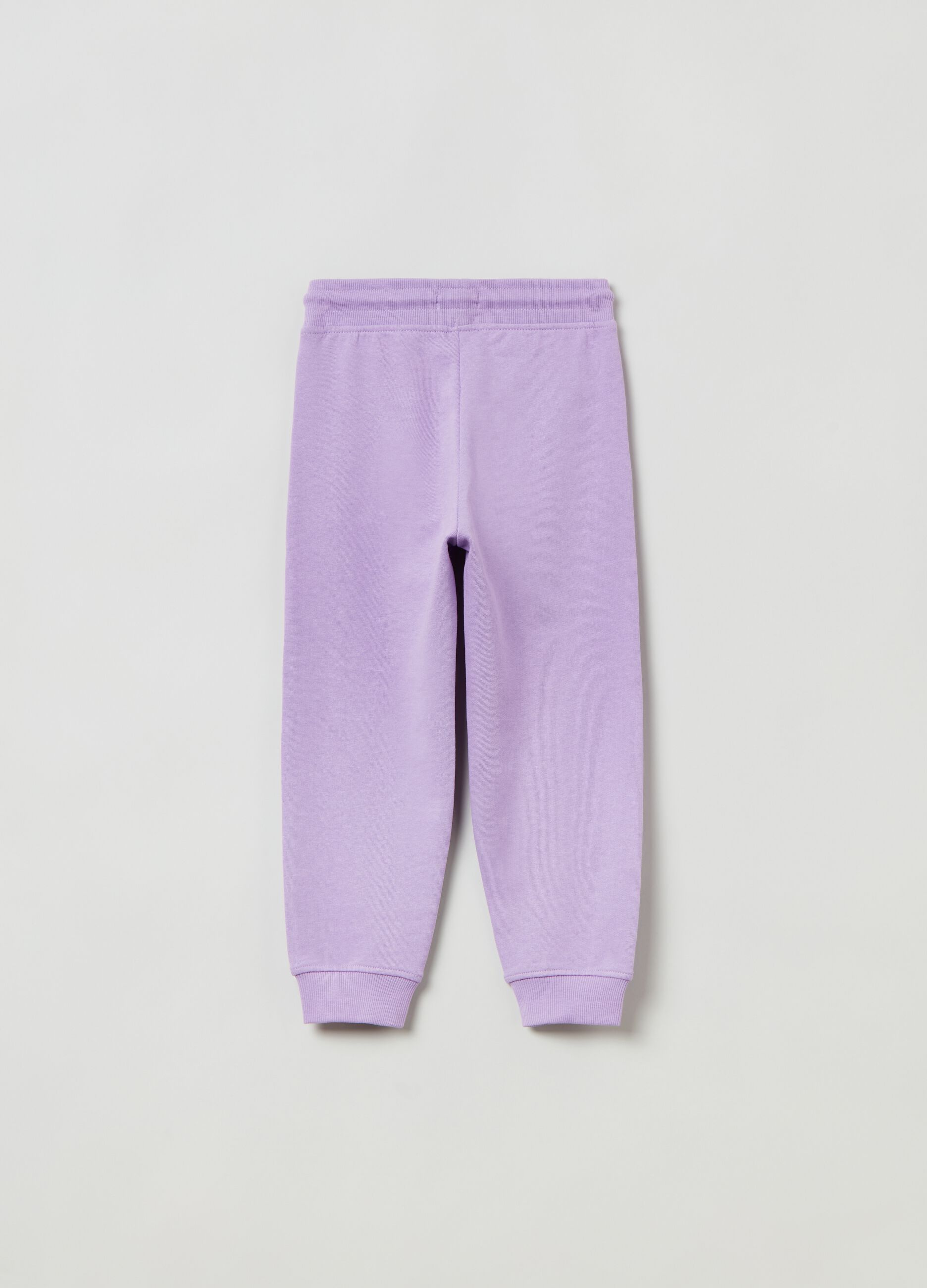 Joggers in felpa con coulisse_1