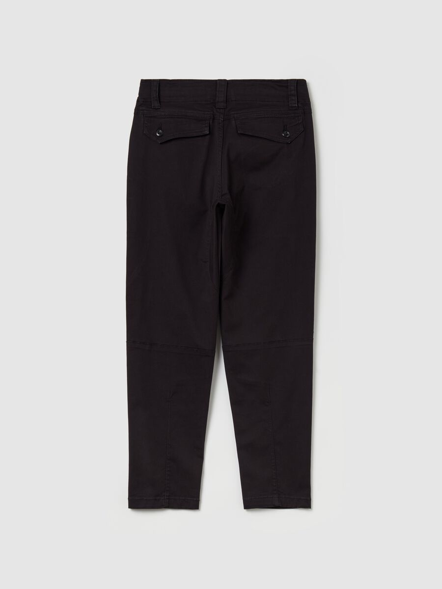 Regular-fit trousers in stretch twill_4