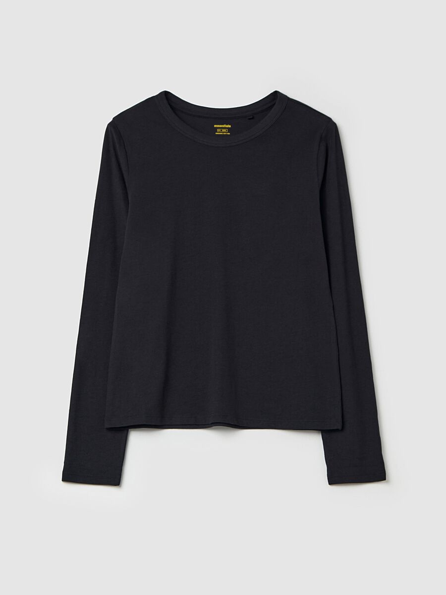Essential long-sleeved T-shirt in cotton_4