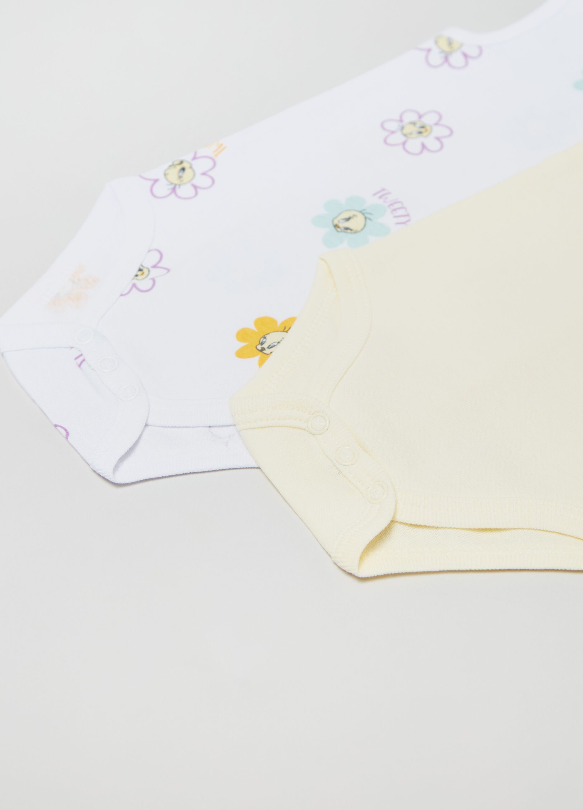 Bipack body in cotone con stampa Titti_2