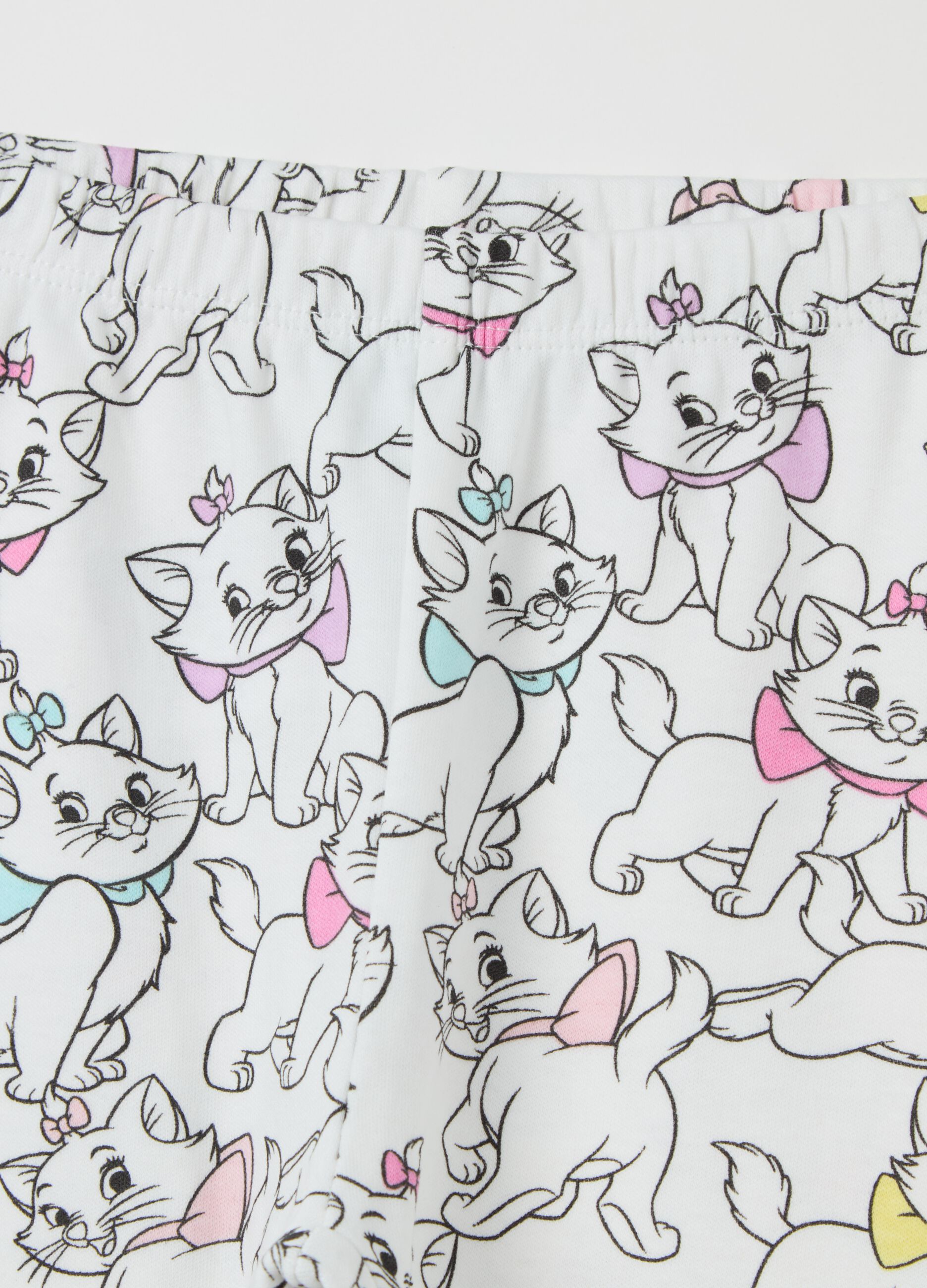 Cotton pyjamas with Marie print
