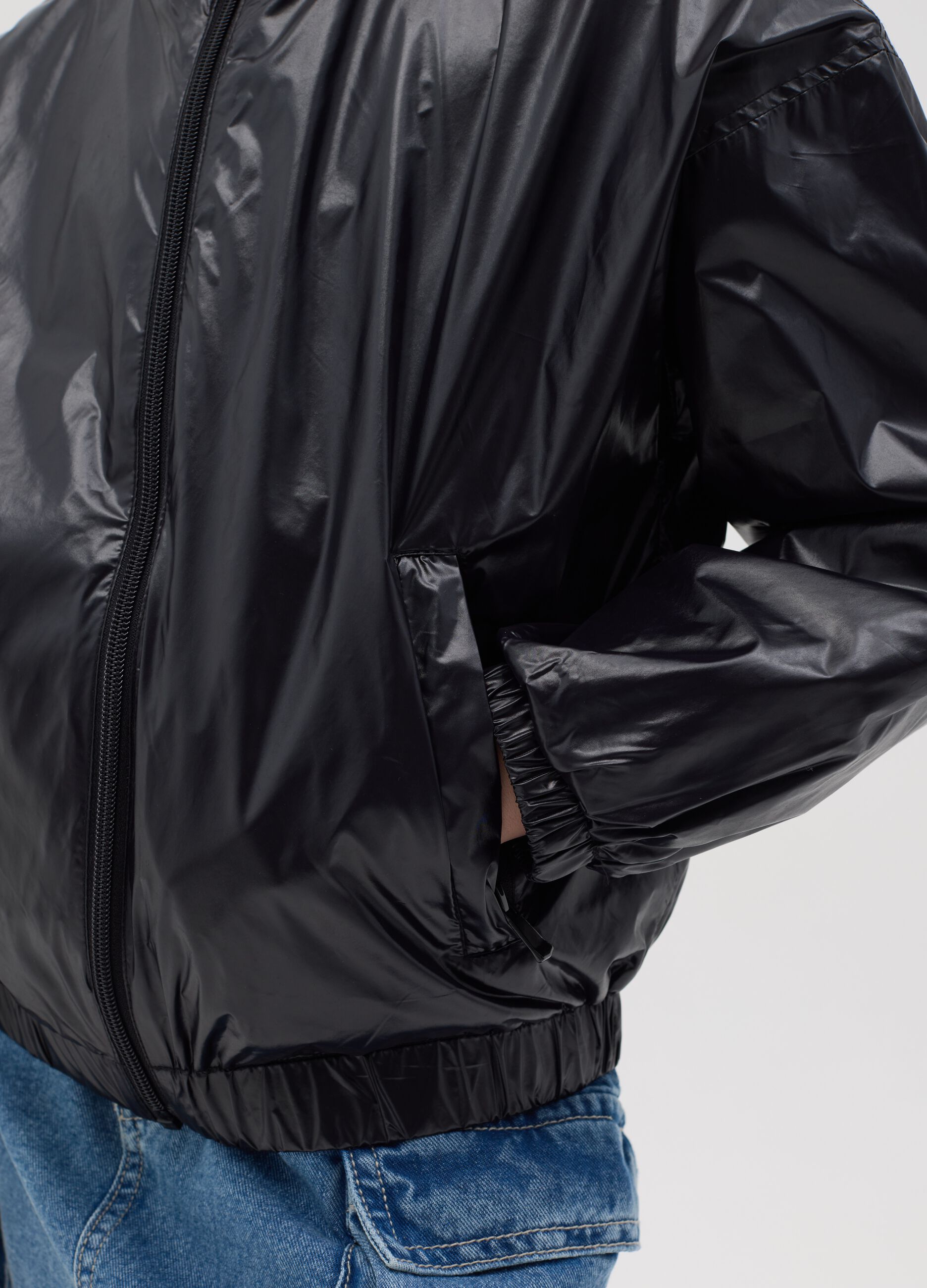 Waterproof jacket with hood