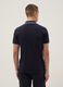 Polo in cotone elasticizzato blu regular fit_3