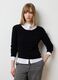 Black pure wool jumper regular fit_2