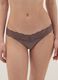 Regular fit brown lace thong_1