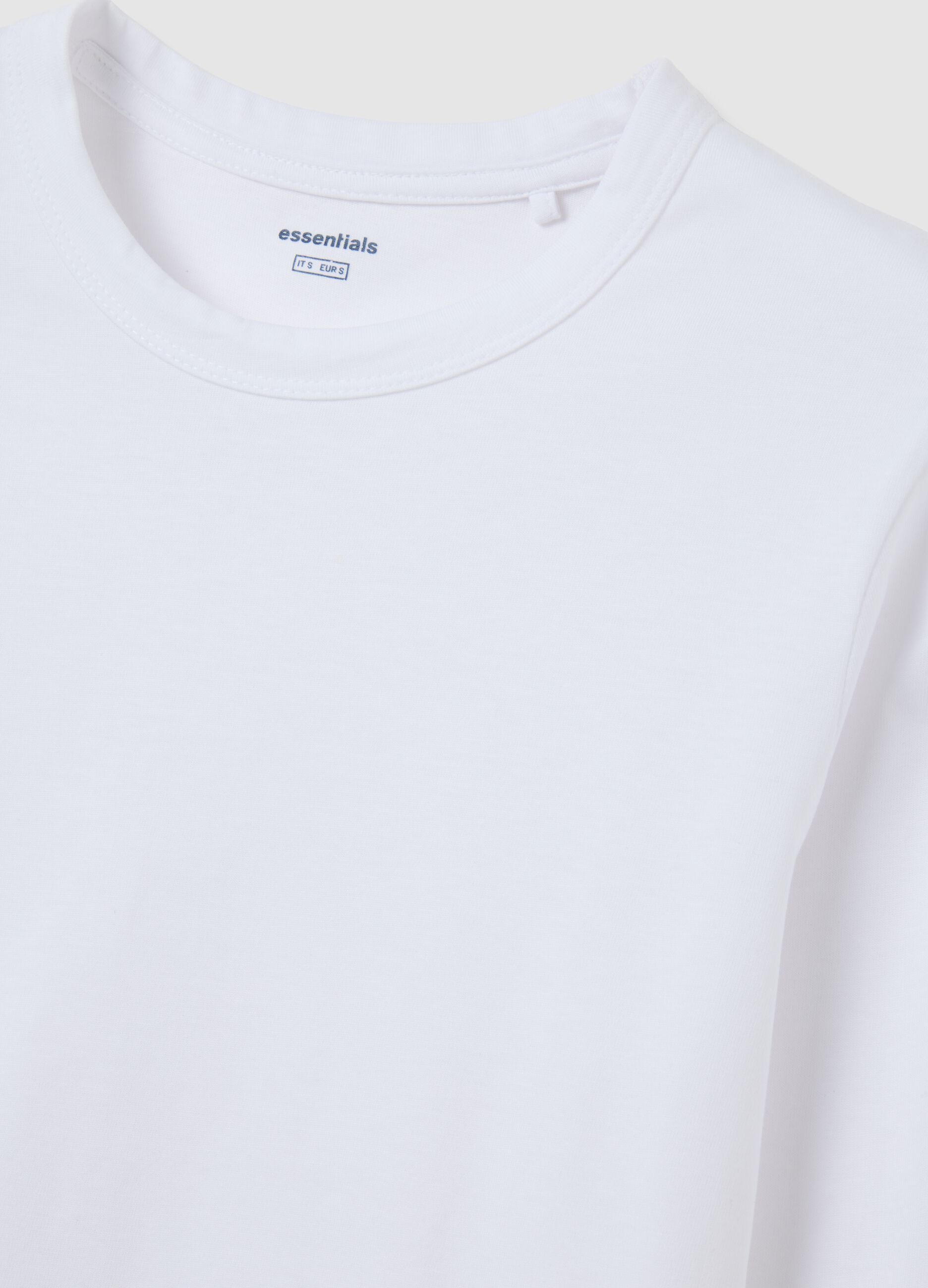 White pure cotton regular fit shirt