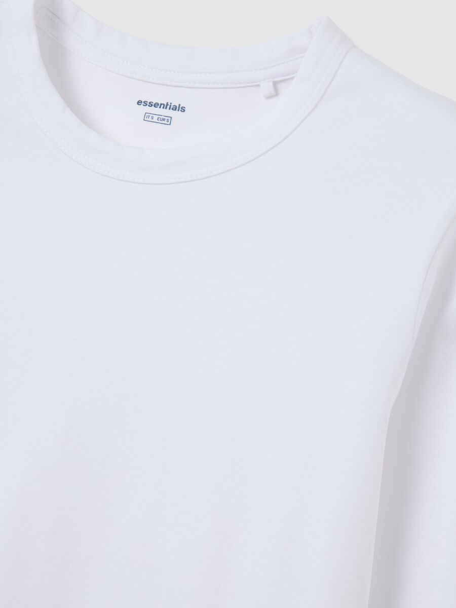White pure cotton regular fit shirt_5