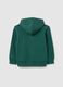 Children's sweatshirt in pure green cotton regular fit_1