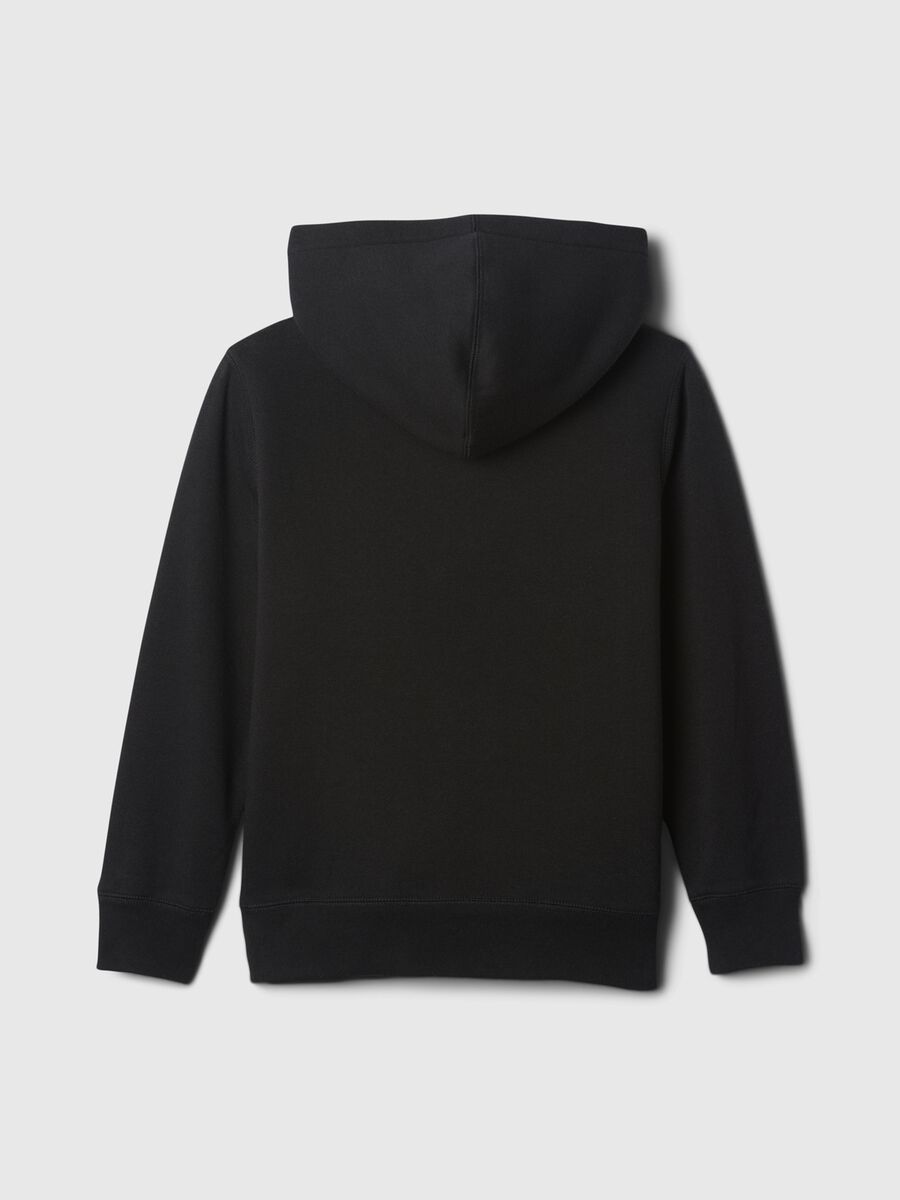 Full-zip sweatshirt and hood with sherpa lining_1