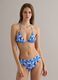 Light blue triangle bikini top in stretch fabric_2