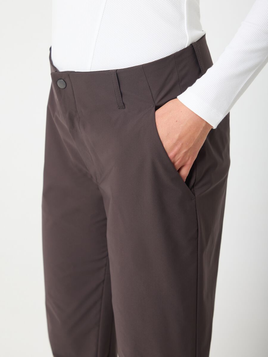 Straight trousers in technical fabric ALTAVIA STUDIO_2