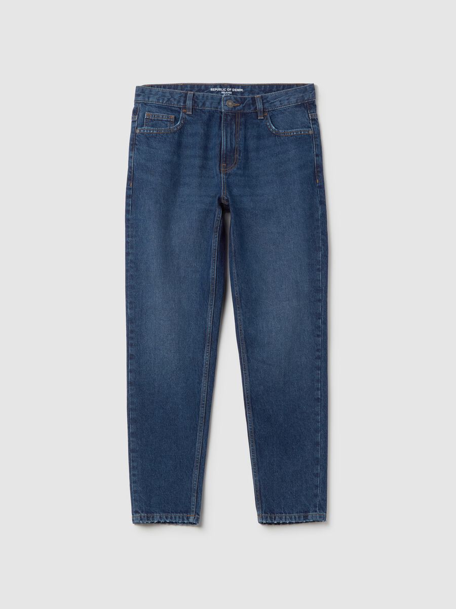 Relaxed-fit jeans with fading_4