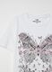 T-shirt with flowers and butterflies print_5