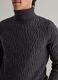 High-neck pullover with wavy design_2