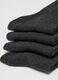 Grey Elasticated Cotton Long Socks Multipack Set_1