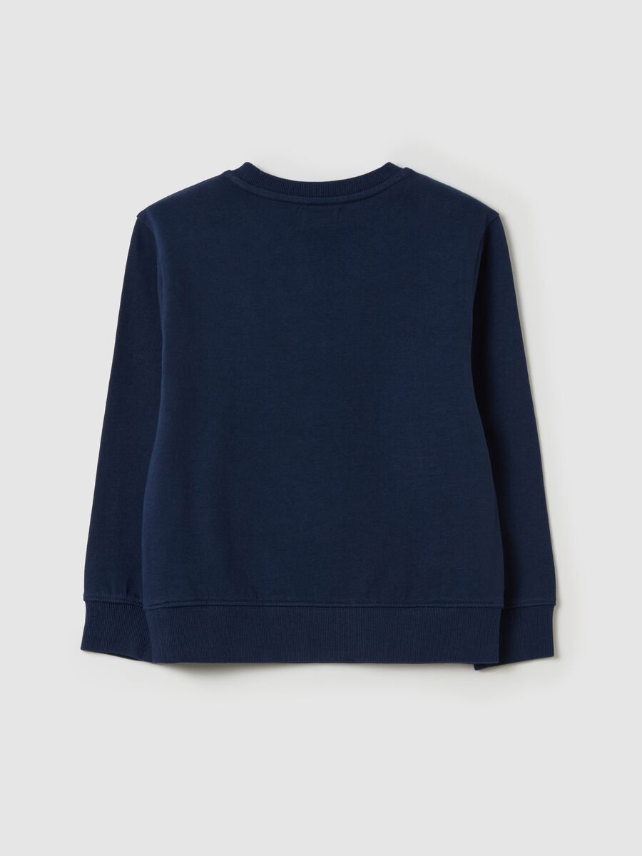 Solid colour round neck sweatshirt_1