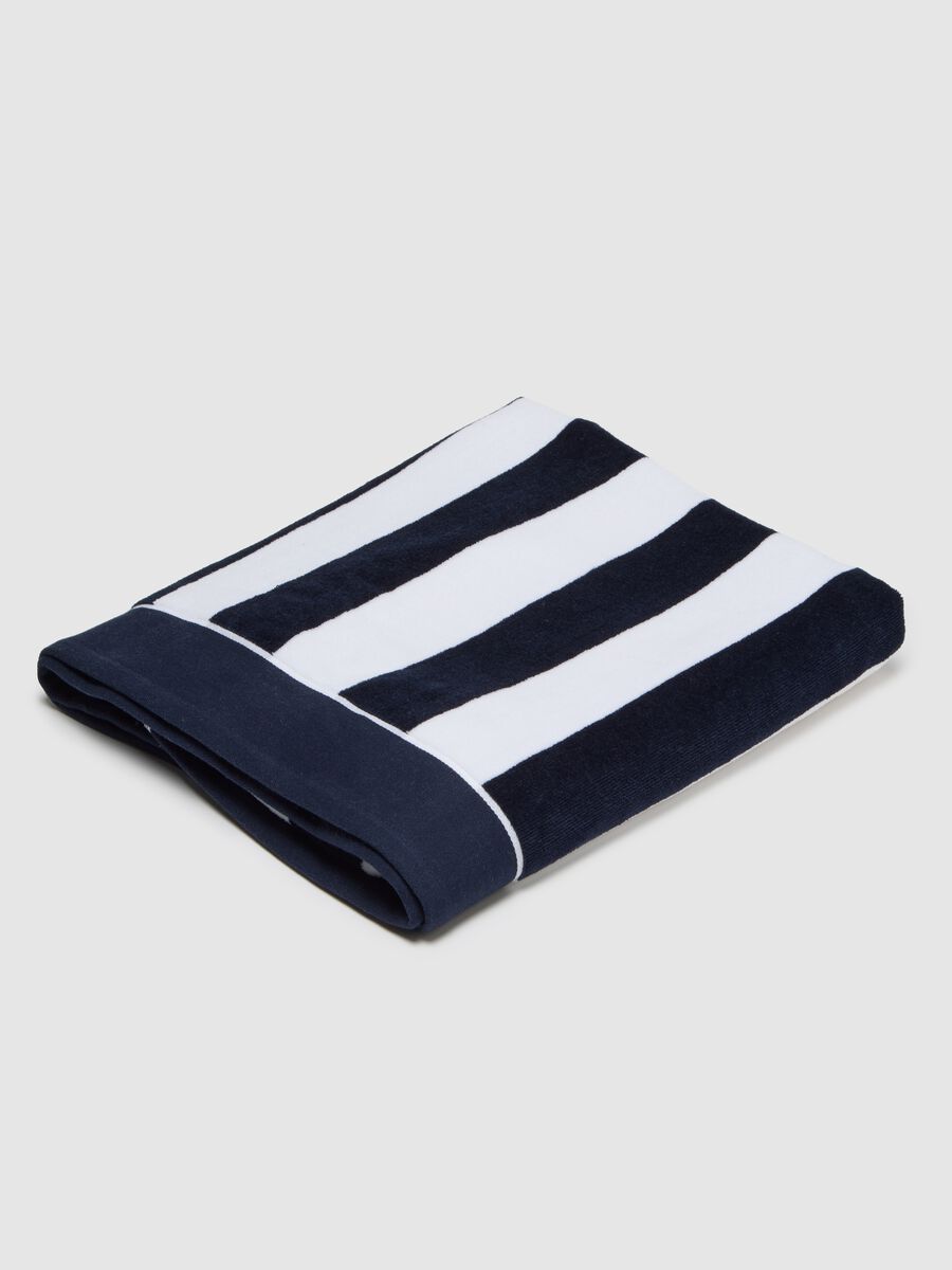Men's Multicolour Striped Pure Cotton Towel_0