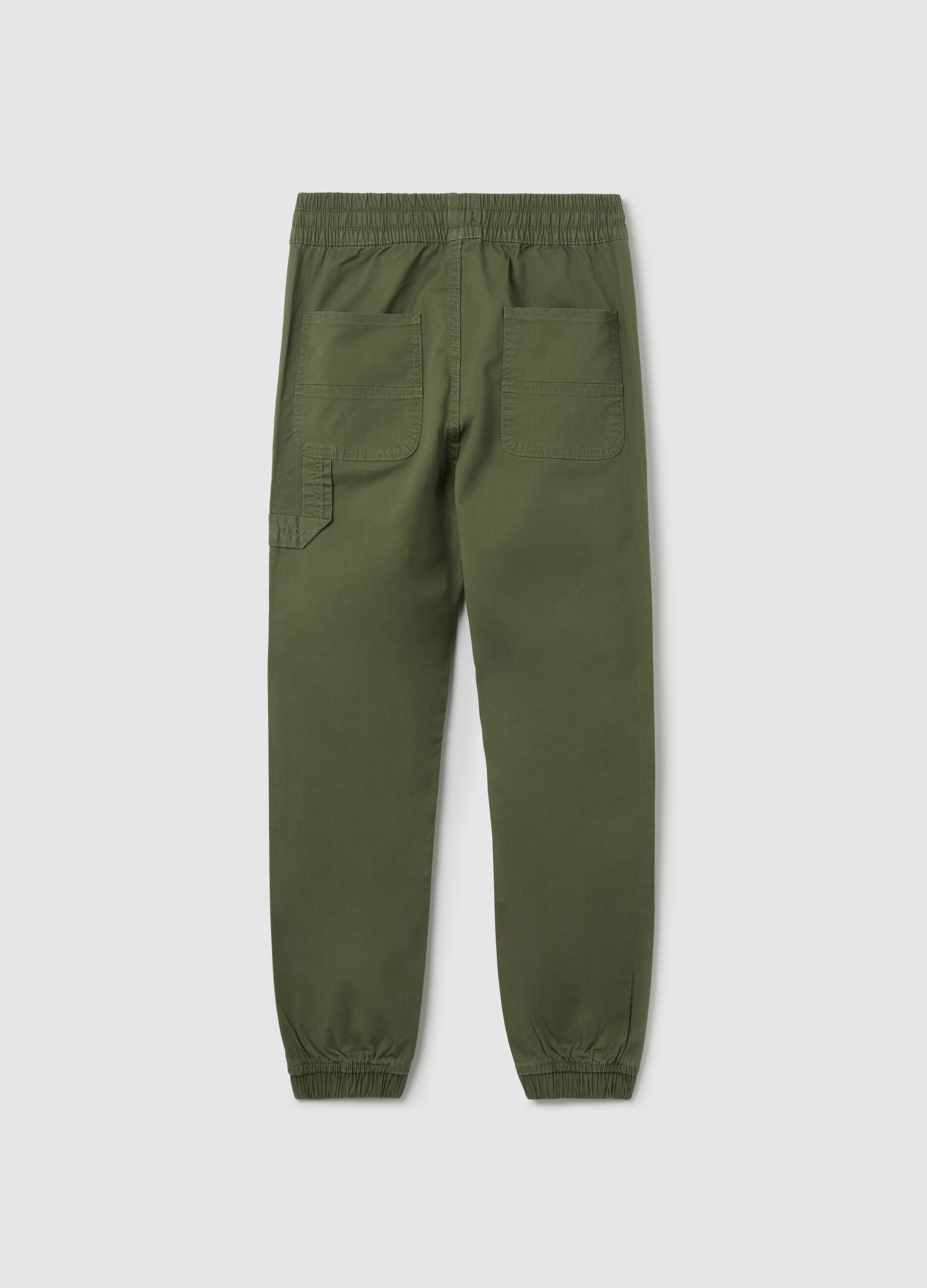Worker joggers in stretch cotton