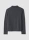 Grey marl pure cashmere polo-collar jumper, regular fit_1